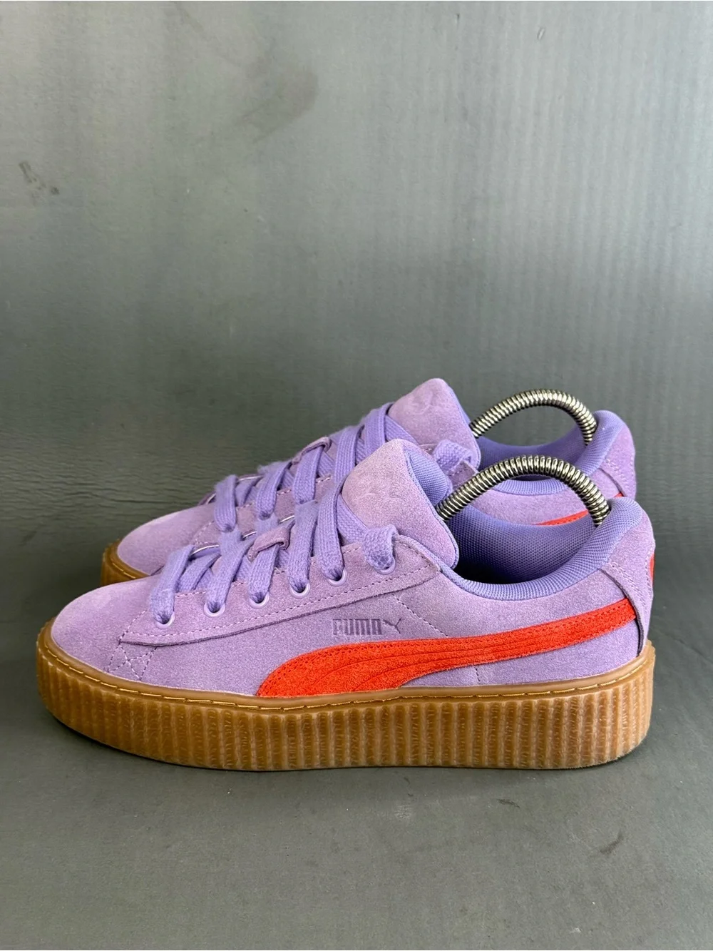 Fenty x Puma Creeper Phatty 'Lavender Burnt Red' sneaker shoes womens 8